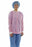 Medline Disposable Knit Cuff / Collar Multilayer Lab Jackets - Multilayer Lab Jacket with Knit Cuffs and Collar, Pink, Size 2XL - NONRP700XXL