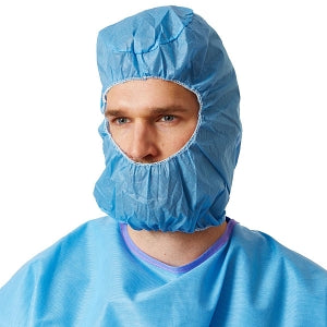 Medline Head and Beard Covers - Multilayer Head and Beard Covers, Blue - NONSH200