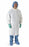 Medline Anti-Static Microporous Breathable Frocks - Breathable Frock with Snap Collar and Front, No Pockets, White, Size 2XL - NONSW1765XXL