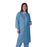 Medline Disposable Knit-Cuff Multilayer Lab Coats with Traditional Collar - Disposable Knit-Cuff Multilayer Lab Coats with Traditional Collar, Blue, Size S - NONSW400S