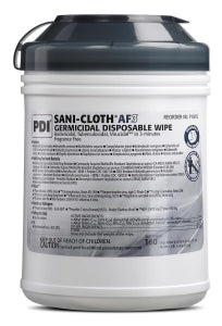 PDI Sani-Cloth AF3 Germicidal Wipes - Sani-Cloth AF3 Germ Wipe, 6" x 6.75", 160/Carton - P13872