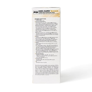 PDI Sani-Cloth Bleach Germicidal Disposable Wipes - Sani-Cloth Bleach Germicidal Disposable Wipes, 11.5" x 11.75", 40 X-Large Individual Packets per Box - U26595