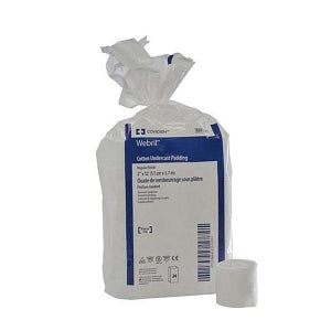 Cardinal Health Webril 100% Cotton Undercast Padding - Webril 100% Cotton Undercast Padding, Sterile, 3" x 4 yd. - 11-003