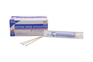 Dukal Corporation Cotton-Tipped Applicators - Sterile Cotton-Tipped Applicators, 6" - 13-018