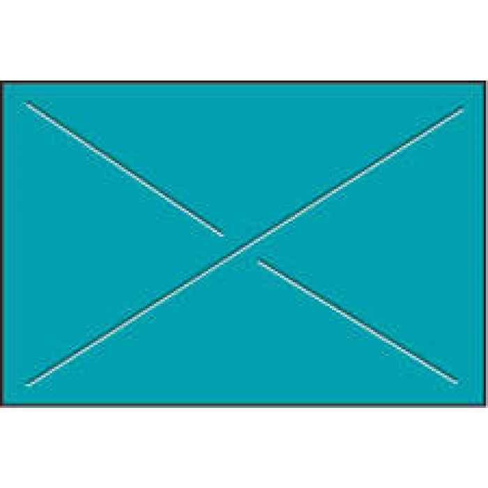 Label Compatible With Garvey And Cs-2 Guns Paper Permanent 15/16" X 5/8" Aqua 1000 Per Roll, 20 Rolls Per Box