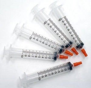 NeoChild Enteral Syringes - NeoChild Enteral Syringe with Orange Tip, 5 mL - NC600500