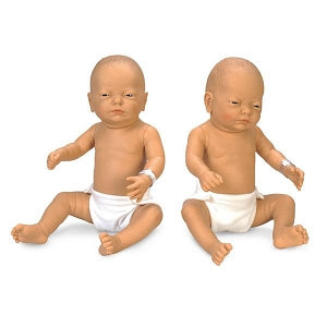 Dolls (White), Set of 2 by Nasco Newborn Ba - Newborn Doll, Boy and Girl, White - SB17162U