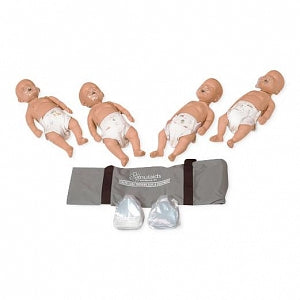 4-Pack With Carry Bag by Simulaid Sani Ba - Sani Baby 4-Pack with Carry Bag CPR Manikin Set - 100-2124