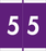 Color: Purple 1 1/2" X 1 1.6875" 500/Roll