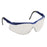 North Safety Safety Glasses - N-Vision Safety Glasses with Clear Lens and Blue / Gray Frame - T56505BL