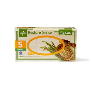 Max Oat Oat Nitrile Gloves Medline Restore Sense Powder-Free