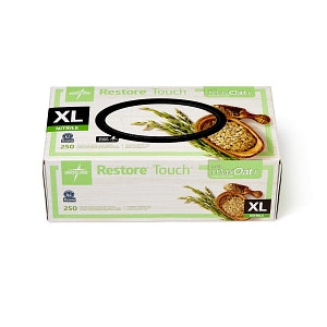 Medline Restore Touch Nitrile Exam Gloves with Oatmeal - Restore Touch Powder-Free Nitrile Exam Gloves with Oatmeal, Size XL - OAT3004