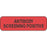 Label Paper Permanent Antibody Screening 1 1/4" X 3/8" Fl. Red 1000 Per Roll