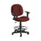 OFM Comfort Series Fabric Task Chairs with Arms & Drafting Kit - Fabric Task Chair with Arms and Drafting Kit, Wine - 105-AA-DK-803