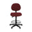 OFM Fabric Ergonomic Armless Task Chairs with Drafting Kit - Fabric Ergonomic Armless Task Chair with Drafting Kit, Burgundy - 241-DK-201