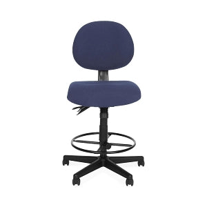 OFM Fabric Ergonomic Armless Task Chairs with Drafting Kit - Fabric Ergonomic Armless Task Chair with Drafting Kit, Blue - 241-DK-202
