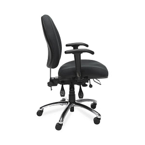 OFM 24/7 Fabric Ergonomic Task Chairs with Arms - 24/7 Fabric Ergonomic Task Chair with Arms, Charcoal - 247-203
