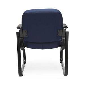 OFM 403 Fabric Reception Chairs with Arms - Fabric Reception Chair with Arms, Navy - 403-804