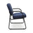 OFM 403 Fabric Reception Chairs with Arms - Fabric Reception Chair with Arms, Navy - 403-804