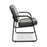 OFM 403 Vinyl Reception Chairs with Arms - Vinyl Reception Chair with Arms, Charcoal - 403-VAM-604