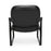 OFM 409 Vinyl Big & Tall Armless Reception Chairs - Vinyl Big and Tall Armless Reception Chair, Black - 409-VAM-606