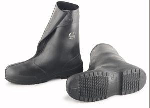 ONGUARD 86030XL Heavy Flex-O-Thane PVC Men's Overshoe, 17" Height, 4-Way Cleated Outsole, Black, X-Large