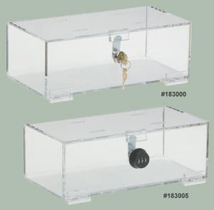 Omnimed Clear Acrylic Refrigerator Lock Boxes - Clear Acrylic
