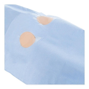 Halyard Health Angiography Drapes - Femoral Angiography Drape, Dual Window, Extra Long, 87" x 135" - 13296NS