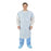 Halyard Poly-Coated Fluid-Resistant Gown - MBO-GOWN, HLYRD, PLY CTD, FLD RSTNT, WHT, XL - 47002