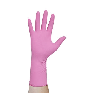 Halyard Health, Inc PINK UNDERGUARD Nitrile Exam Gloves with Extended Cuff - PINK UNDERGUARD Nitrile Exam Gloves with 12" Extended Cuff, Size S - 47453