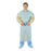 Halyard Over-The-Head Cover Gown - MBO-GOWN, OVR / HEAD CVR, THUMB HK, YLLW, UNI - 69105