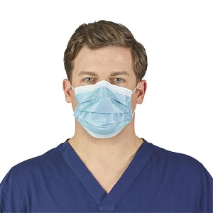 Halyard Level 3 Antifog Procedure Masks - Novaplus Level 3 Procedure Mask with Ear Loops, Blue - V47569