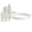 Medline Rigid Canister Holders - Plastic Rigid Canister Holder with Metal DISS Adapter, Holds 1200cc Rigid Canister - OR12D