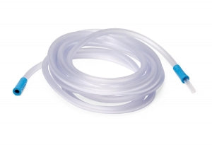 Medline Sterile Universal Suction Tubing with Straight Connectors - Sterile Universal Suction Tubing with Straight Ribbed Connectors, 9/32" x 20' - OR720