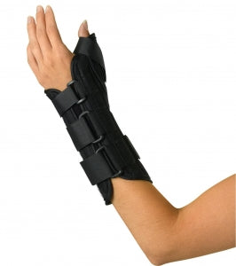 Medline Wrist and Forearm Splint with Abducted Thumb - Wrist and Forearm Splint with Abducted Thumb, Size XS, Left Arm - ORT18210LXS