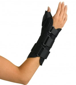 Medline Wrist and Forearm Splint with Abducted Thumb - Wrist and Forearm Splint with Abducted Thumb, Size M, Right Arm - ORT18210RM