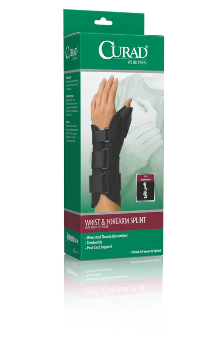 CURAD Wrist and Forearm Splint with Abducted Thumb