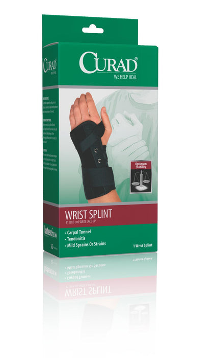 Medline CURAD Lace-Up Wrist Splints - SPLINT, WRIST, LACEUP, RETAIL, LT, LG (CV - ORT19800LLD