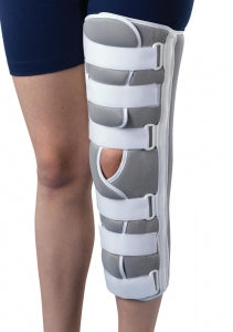 Medline Sized Knee Immobilizers - Tricot Foam Knee Immobilizer, 12", Size L - ORT2440012L