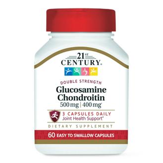 Glucosamine 500 mg,  Chondroitin 400 mg Capsules by 21st Century