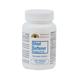 Geri-Care Pharmaceuticals Docusate Sodium Stool Softener - Docusate Sodium Stool Softener, 100 mg, 100 Tablets - 57896-0421-01