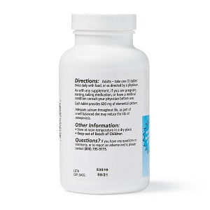 Gemini Pharmaceuticals Calcium Carbonate Tablets - Calcium Carbonate Tablet, 600 mg, 150/Bottle - 51645-0730-15