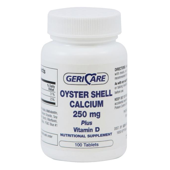 Oyster Shell Calcium with Vitamin D Tablets