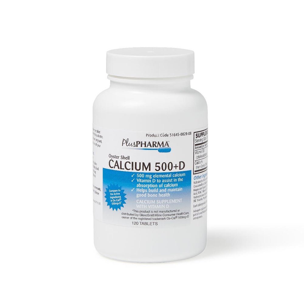 Oyster Shell Calcium with Vitamin D Tablets — Grayline Medical