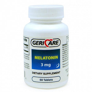 Geri-Care Pharmaceuticals Melatonin Tablets - Melatonin Tablet, 3 mg, 60/Bottle - 57896-0864-06