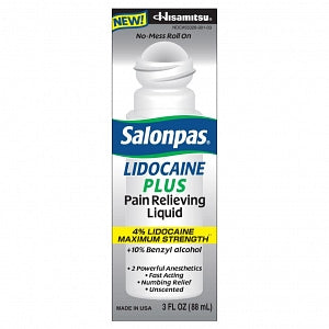 Hisamitsu Salonpas Roll-On Lidocaine Plus Pain Relieving - Salonpas Lidocaine Plus Roll-On, 3 oz. - 55328-0901-03