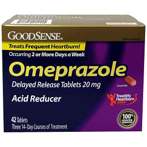 Geiss, Destin & Dunn Omeprazole Delayed-Release Tablets - Omeprazole Delayed-Release Tablets, 20 mg, 42/Box - 00113-0915-03