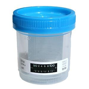 Alere Toxicology Specimen Collection Cup with Temperature Strip - Specimen Cup with Temperature Strip, 90 mL - 190058