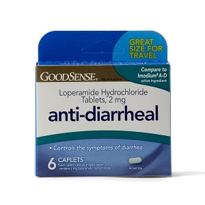 Geiss, Destin & Dunn Loperamide Antidiarrheal Caplets - LOPERAMIDE HCL 2MG CPLT 6/BX - 00113-0224-91