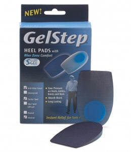 Pedifix GelStep Heel Pad with Soft Center Spot - HEEL PAD MED RECOV W/SOFT CTR COVR SM - 5105SC